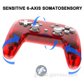 6-axis Nintendo Switch Controller Red Transparent Controller Handle For Nintendo Switch Manufactory